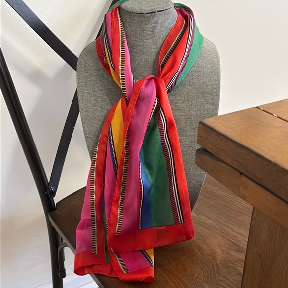 Accessories - Colorful Stripe rectangle Scarf